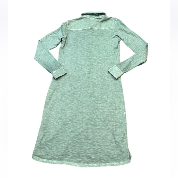 Peruvian Connection Sage Green Button-Up Shirt Lagos Dress Size Small Cotton - Picture 3 of 13